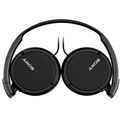 sony mdr-zx110a over ear headphone with mic (black)